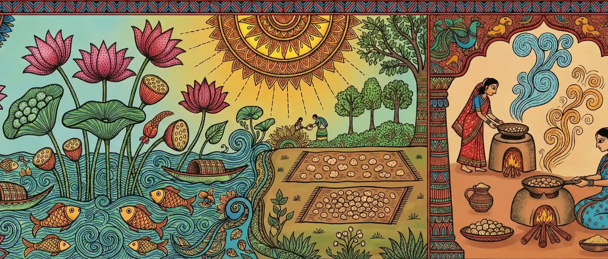 Healthy snacks background